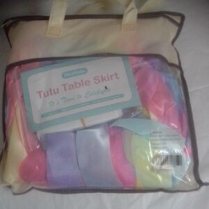 Colorful Tutu Table Skirt